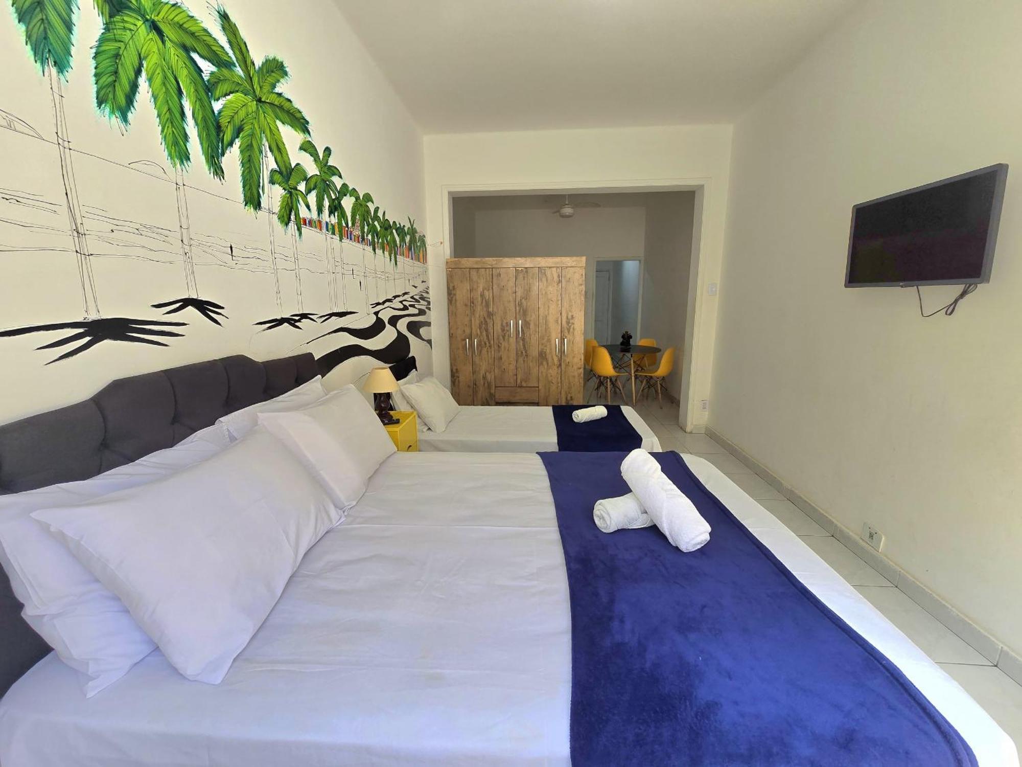 Qto E Sala, Smart Tv, Wi-Fi, Ar-Cond, Praia De Copacabana Ρίο ντε Τζανέιρο Εξωτερικό φωτογραφία